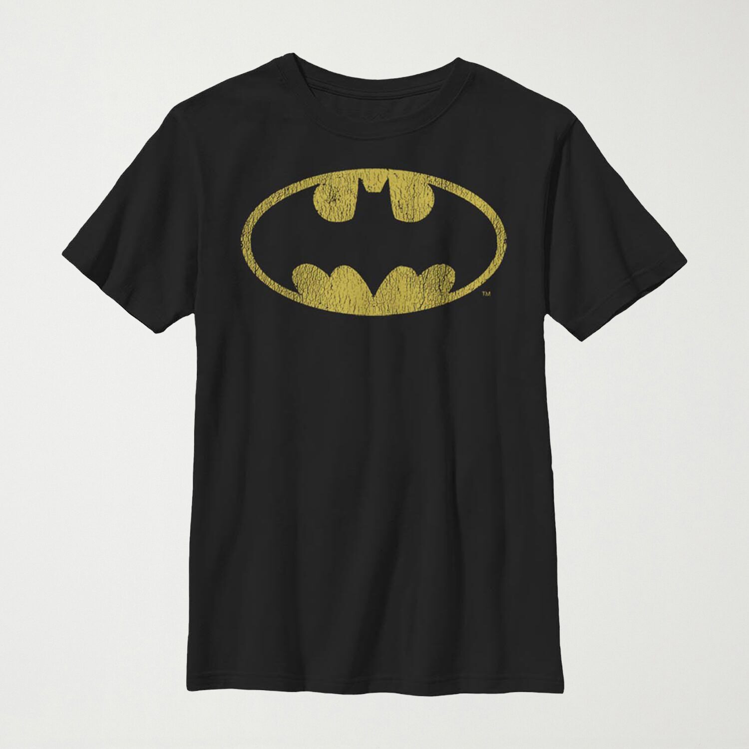 Little & Big Kid Boys Crew Neck Short Sleeve Slim Fit Batman Graphic T-Shirt