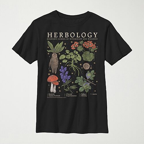 Little & Big Kid Boys Crew Neck Short Sleeve Slim Fit Harry Potter Graphic T-Shirt, Small, Black