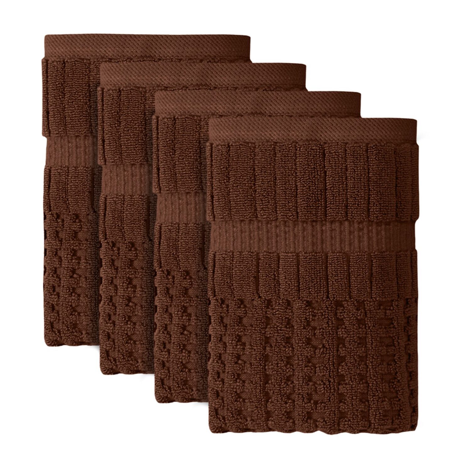 Home Weavers Inc Willow Collection 100% Cotton Zero Twist 4-pc. Hand Towel