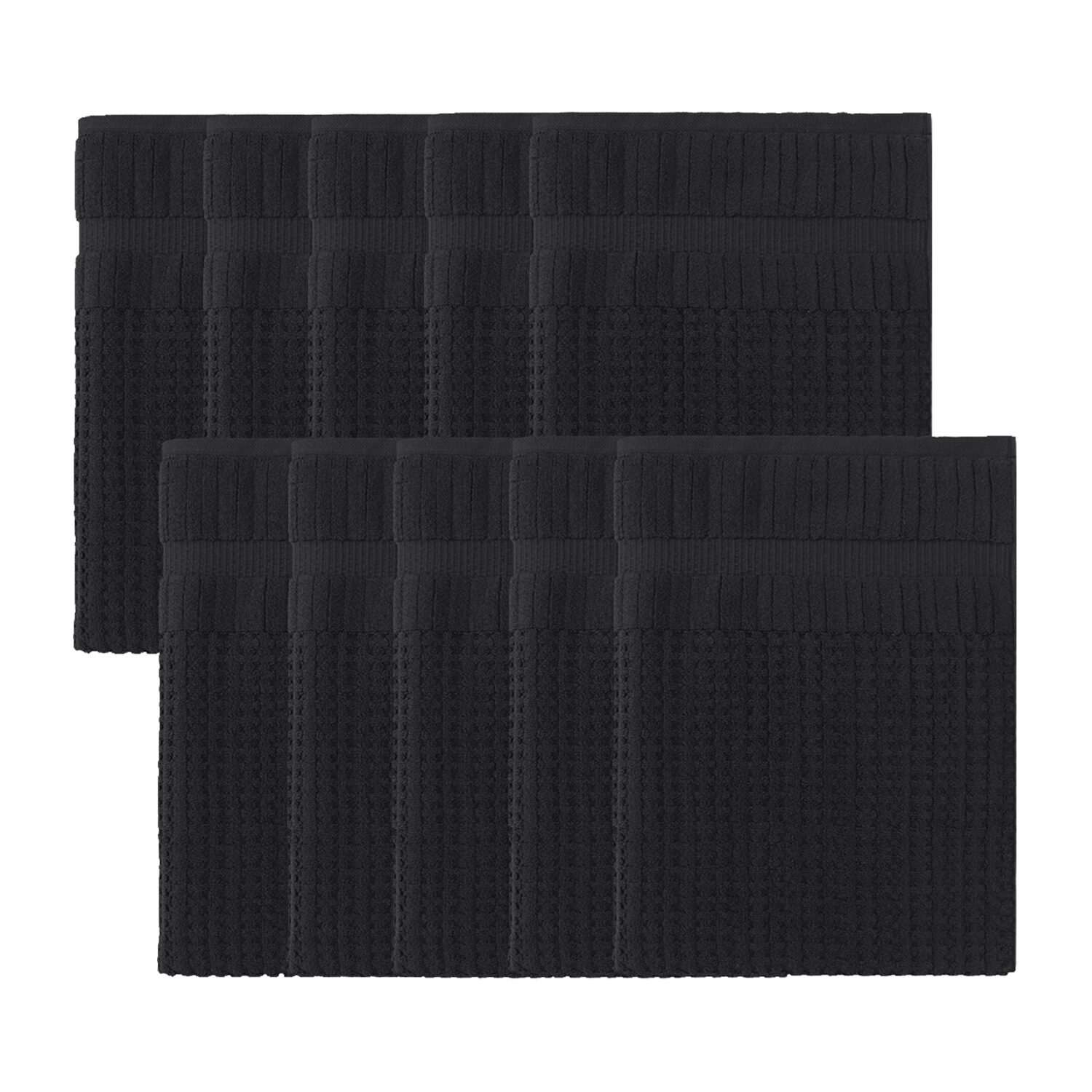 Home Weavers Inc Willow Collection 100% Cotton Zero Twist -pc. Quick Dry Bath Towel Set