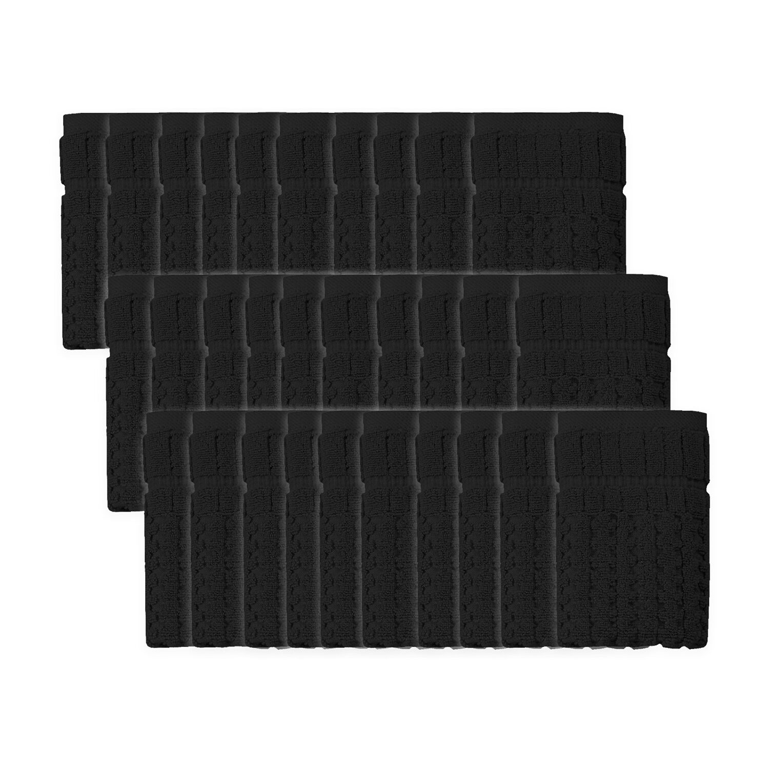 Home Weavers Inc Willow Collection 100% Cotton Zero Twist 50-pc. Quick Dry Washcloth