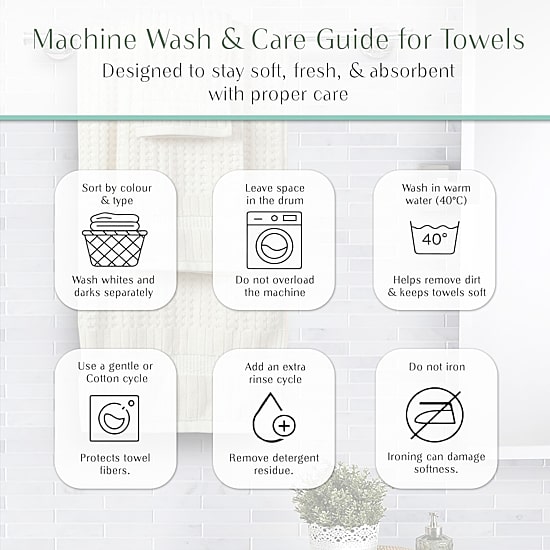 Home Weavers Inc Willow Collection 100% Cotton Zero Twist 12-pc. Quick Dry Washcloth