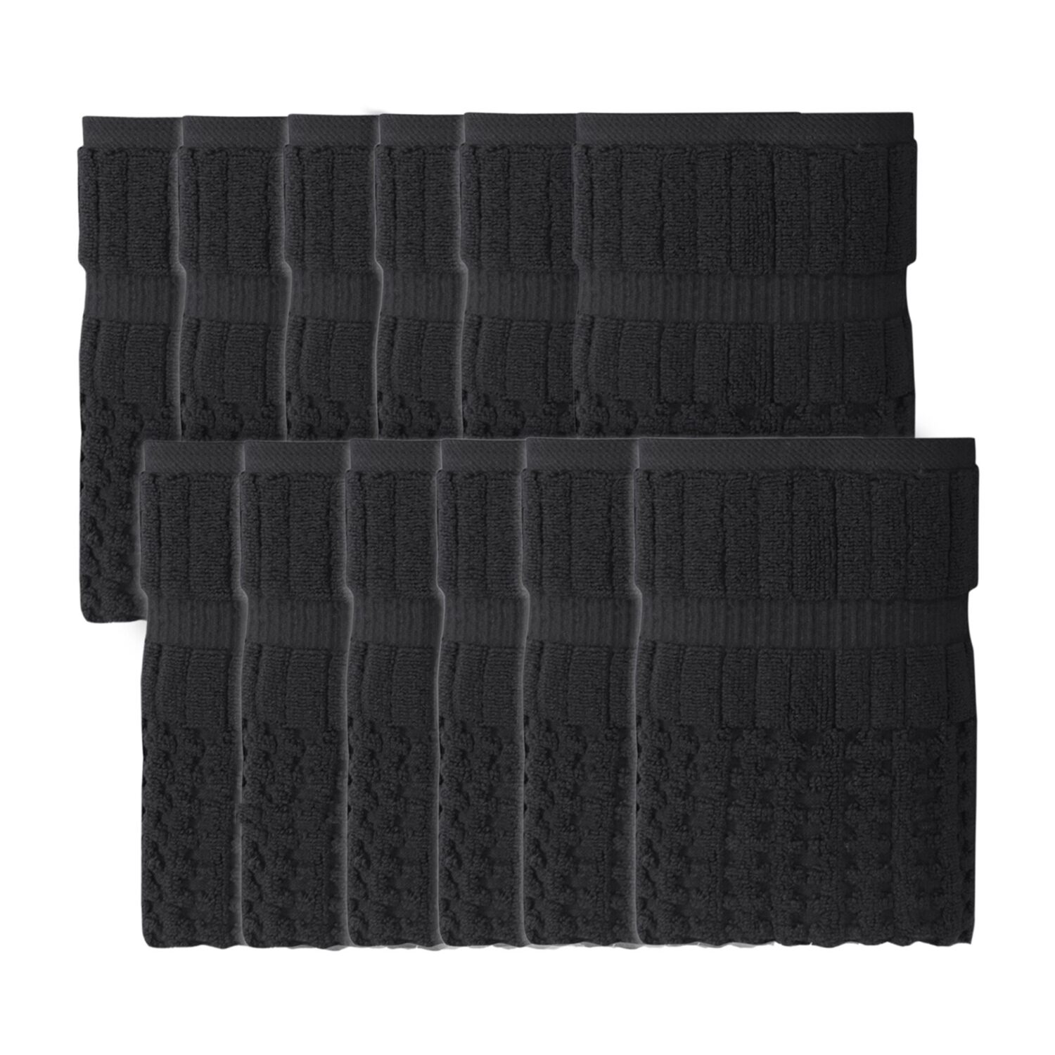Home Weavers Inc Willow Collection 100% Cotton Zero Twist 12-pc. Hand Towel