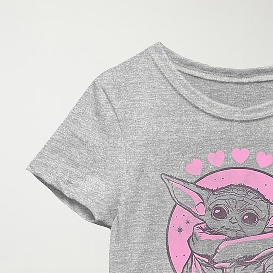 Little & Big Kid Girls Crew Neck Short Sleeve Regular Fit Star Wars Graphic T-Shirt