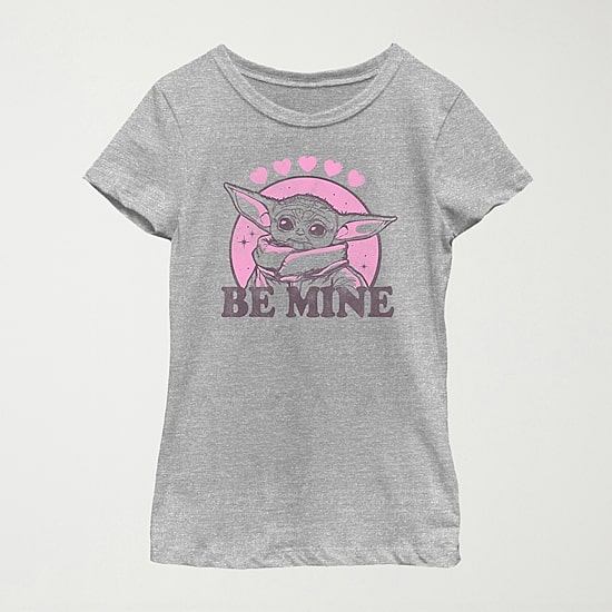 Little & Big Kid Girls Crew Neck Short Sleeve Regular Fit Star Wars Graphic T-Shirt