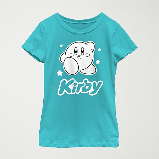 Kirby Little & Big Kid Girls Crew Neck Short Sleeve Regular Fit Graphic T-Shirt