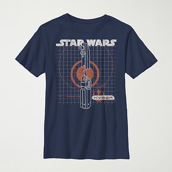 Little & Big Kid Boys Crew Neck Short Sleeve Regular Fit Star Wars Graphic T-Shirt