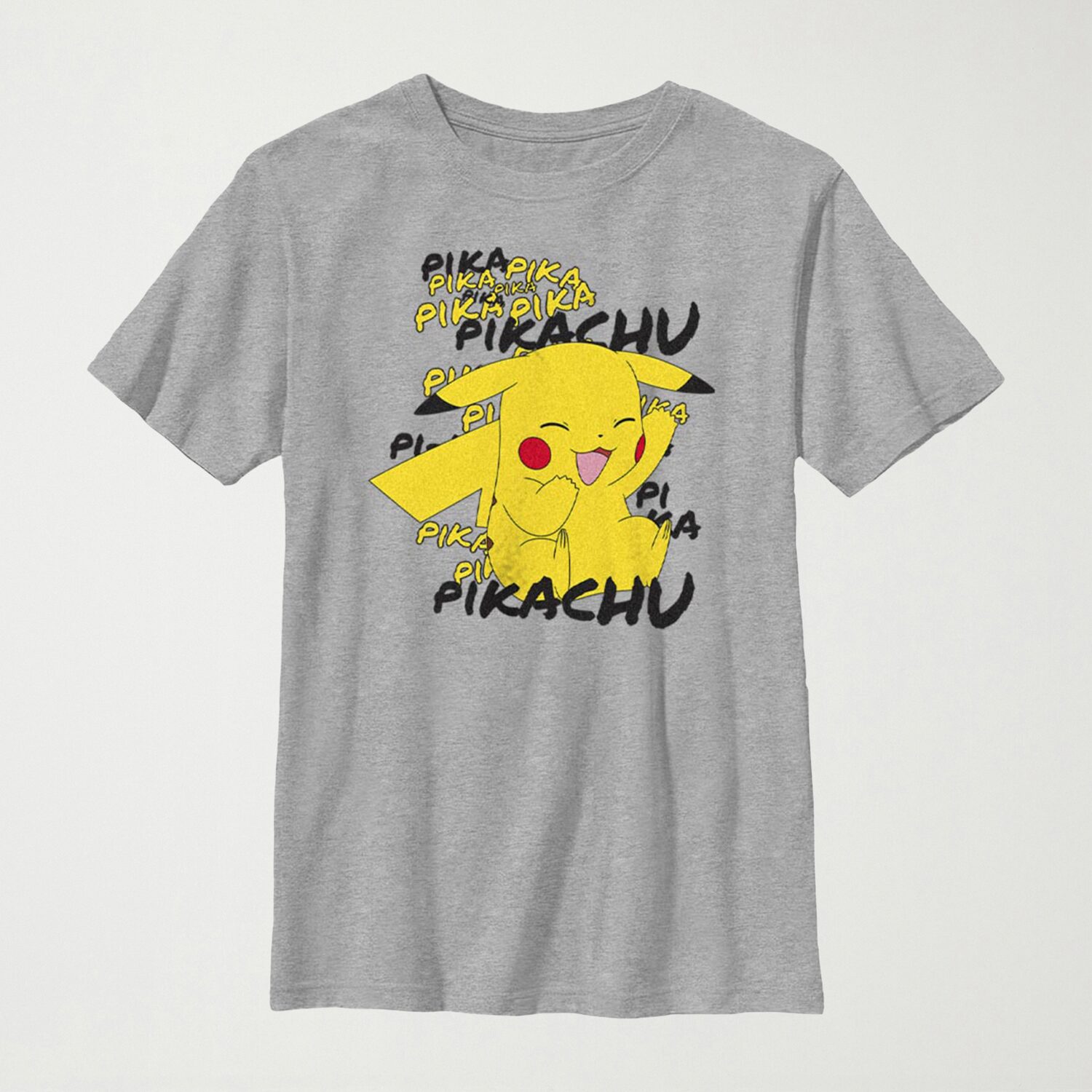 Little & Big Kid Boys Crew Neck Short Sleeve Regular Fit Pokemon Graphic T-Shirt