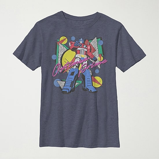 Little & Big Kid Boys Crew Neck Short Sleeve Regular Fit Transformers Graphic T-Shirt