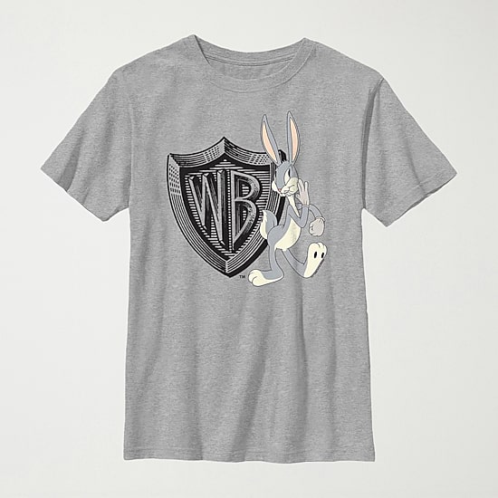 Warner Bros. Little & Big Kid Boys Crew Neck Short Sleeve Regular Fit Looney Tunes Graphic T-Shirt