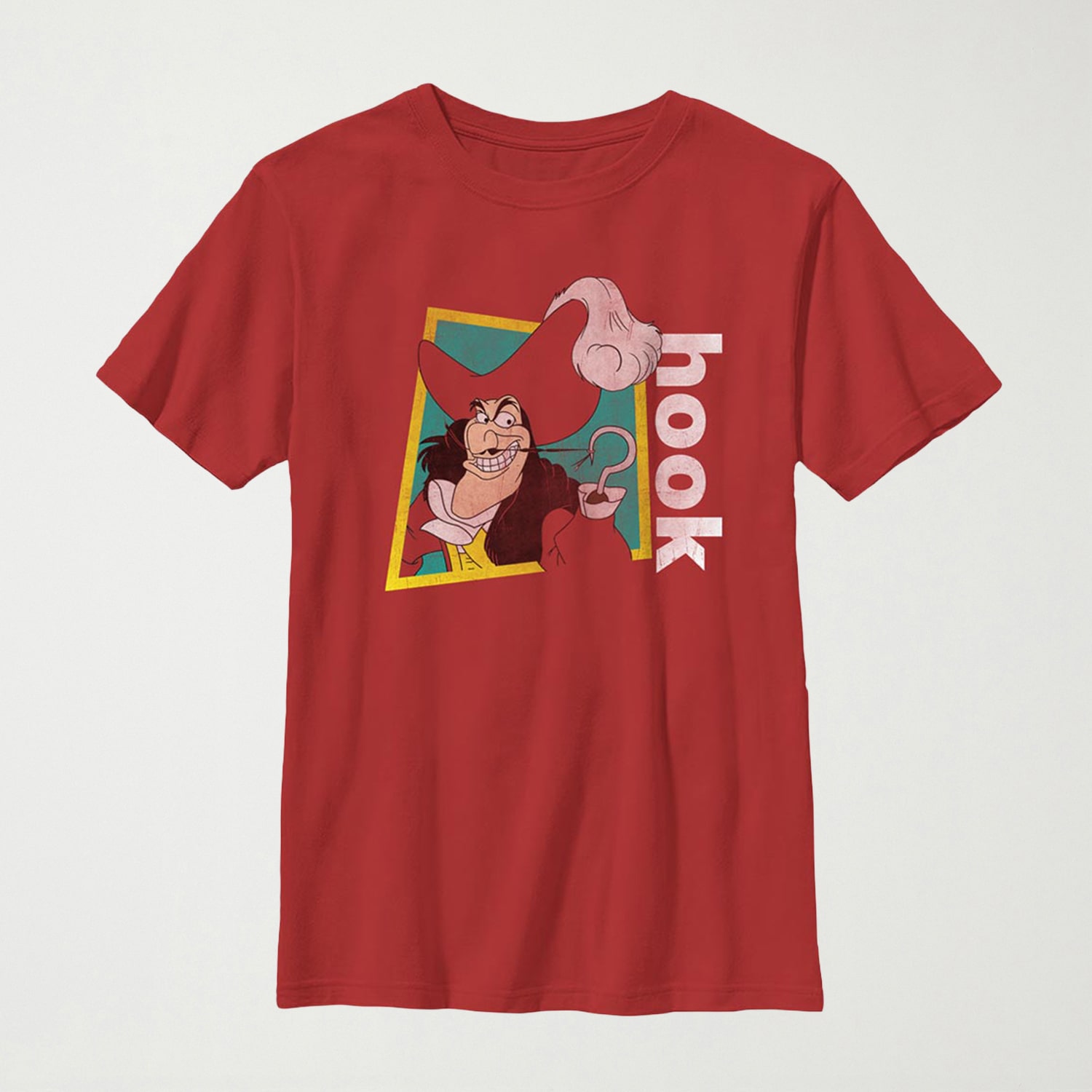Captain Hook Little & Big Kid Boys Crew Neck Short Sleeve Regular Fit Peter Pan Graphic T-Shirt