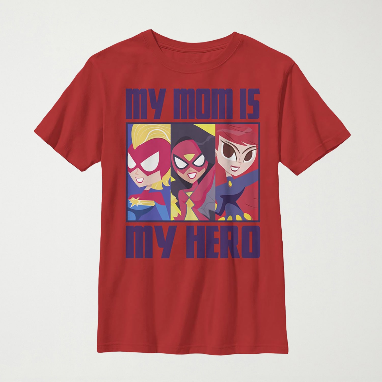 Little & Big Kid Boys Crew Neck Short Sleeve Regular Fit Marvel Graphic T-Shirt