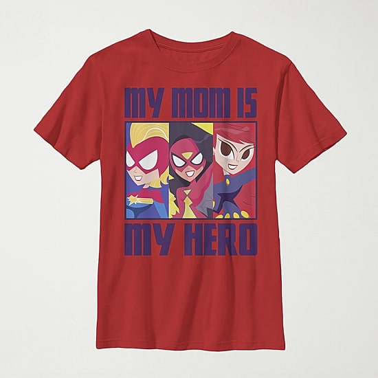 Little & Big Kid Boys Crew Neck Short Sleeve Regular Fit Marvel Graphic T-Shirt