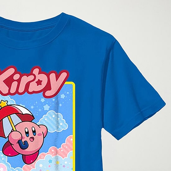 Kirby Little & Big Kid Boys Crew Neck Short Sleeve Regular Fit Graphic T-Shirt