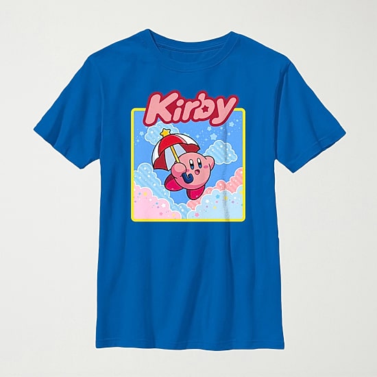 Kirby Little & Big Kid Boys Crew Neck Short Sleeve Regular Fit Graphic T-Shirt