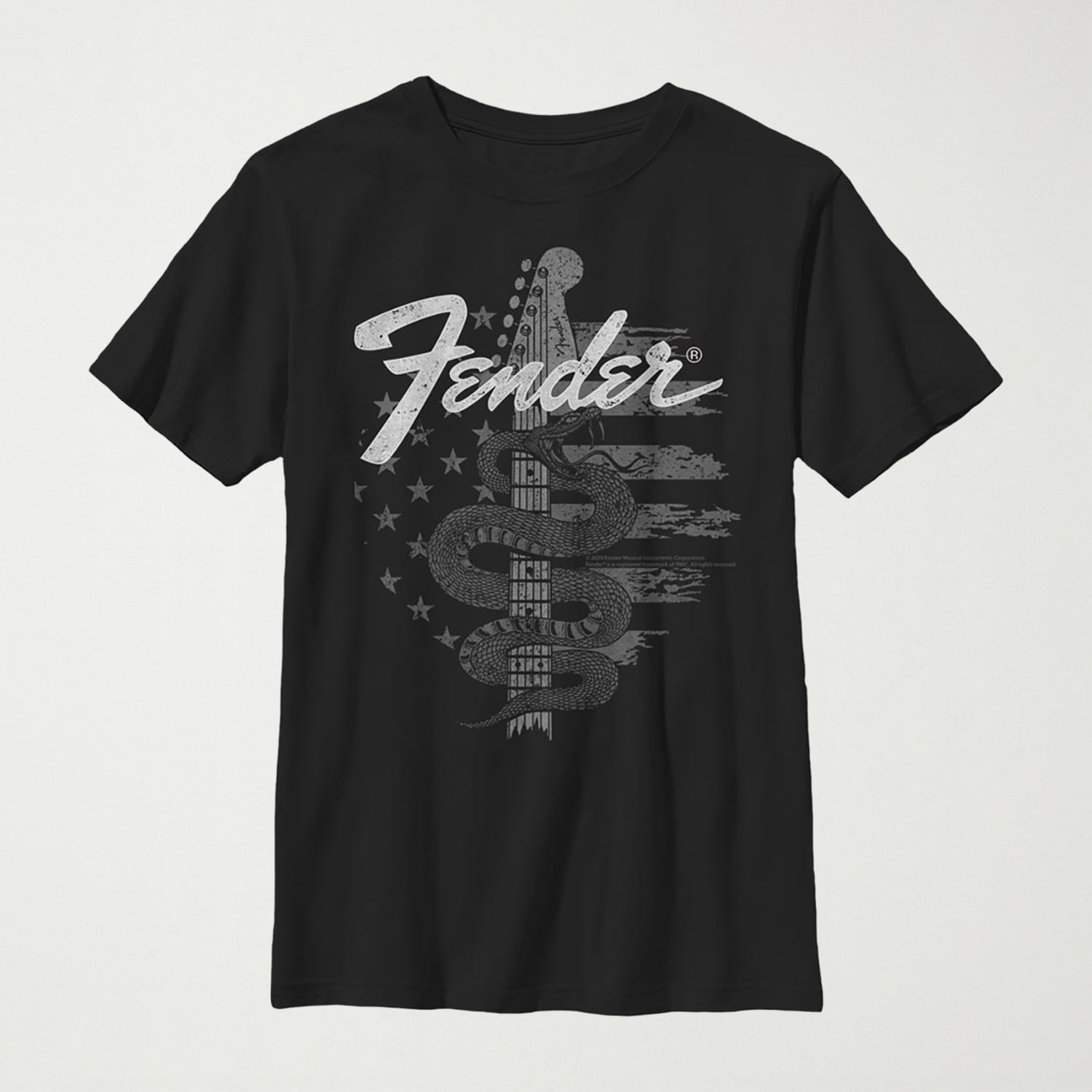 Fender Little & Big Kid Boys Crew Neck Short Sleeve Regular Fit Graphic T-Shirt