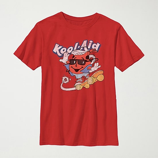 Kool-Aid Little & Big Kid Boys Crew Neck Short Sleeve Regular Fit Graphic T-Shirt