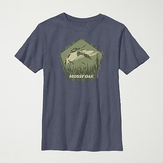 Mossy Oak Little & Big Kid Boys Crew Neck Short Sleeve Regular Fit Graphic T-Shirt