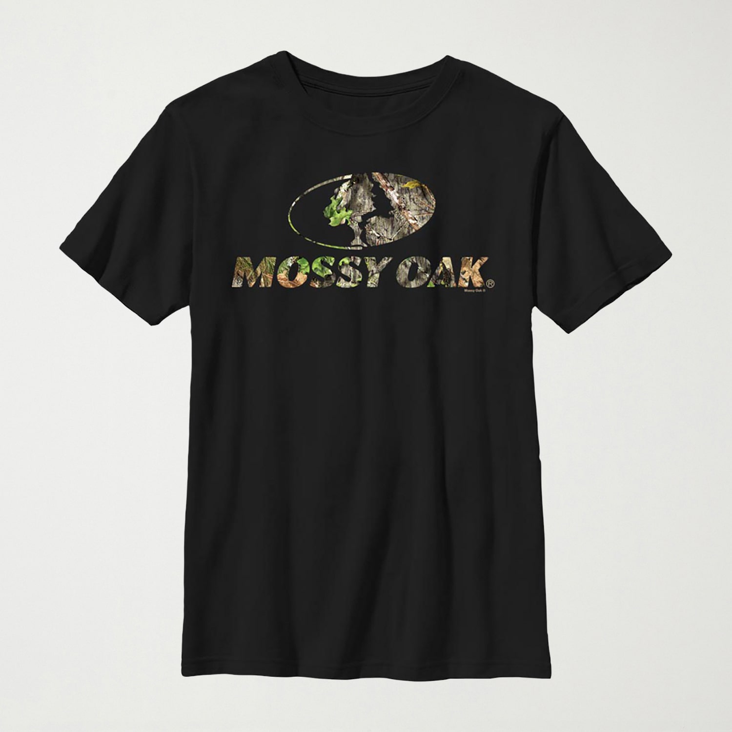 Mossy Oak Little & Big Kid Boys Crew Neck Short Sleeve Regular Fit Graphic T-Shirt