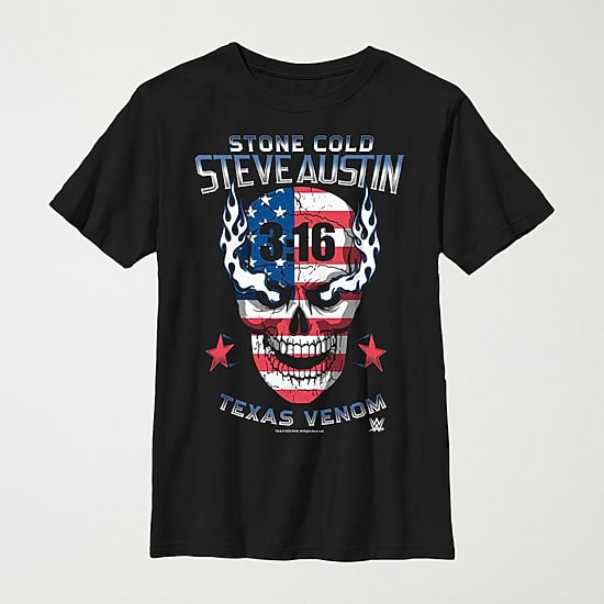Little & Big Kid Boys Crew Neck Short Sleeve Flag Regular Fit WWE Graphic T-Shirt