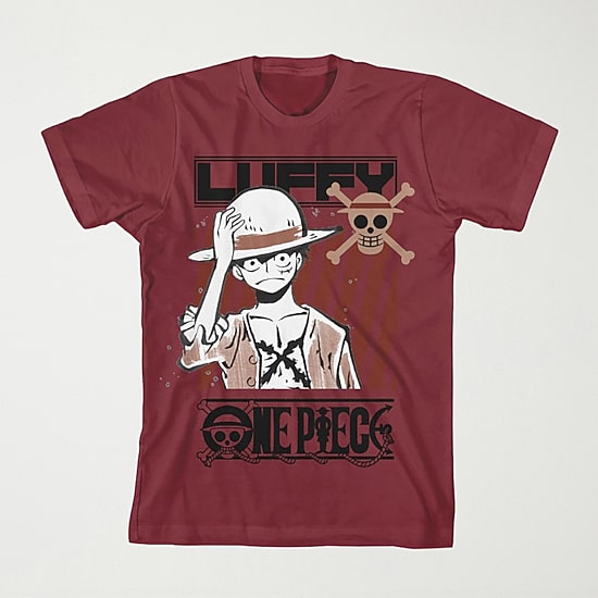 Little & Big Kid Boys Crew Neck Short Sleeve Regular Fit One Piece Anime Graphic T-Shirt