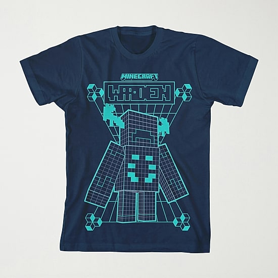 Little & Big Kid Boys Crew Neck Short Sleeve Loose Fit Minecraft Graphic T-Shirt