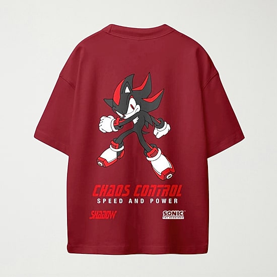 Shadow Little & Big Kid Boys Crew Neck Short Sleeve Oversized Sonic the Hedgehog Graphic T-Shirt