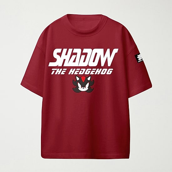 Shadow Little & Big Kid Boys Crew Neck Short Sleeve Oversized Sonic the Hedgehog Graphic T-Shirt