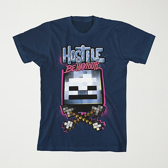 Little & Big Kid Boys Crew Neck Short Sleeve Relaxed Fit Minecraft Graphic T-Shirt