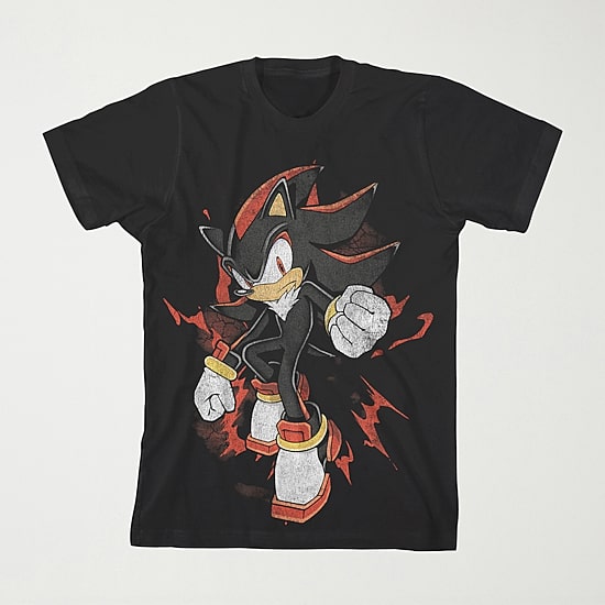 Little & Big Kid Boys Crew Neck Short Sleeve Relaxed Fit Sonic the Hedgehog Graphic T-Shirt