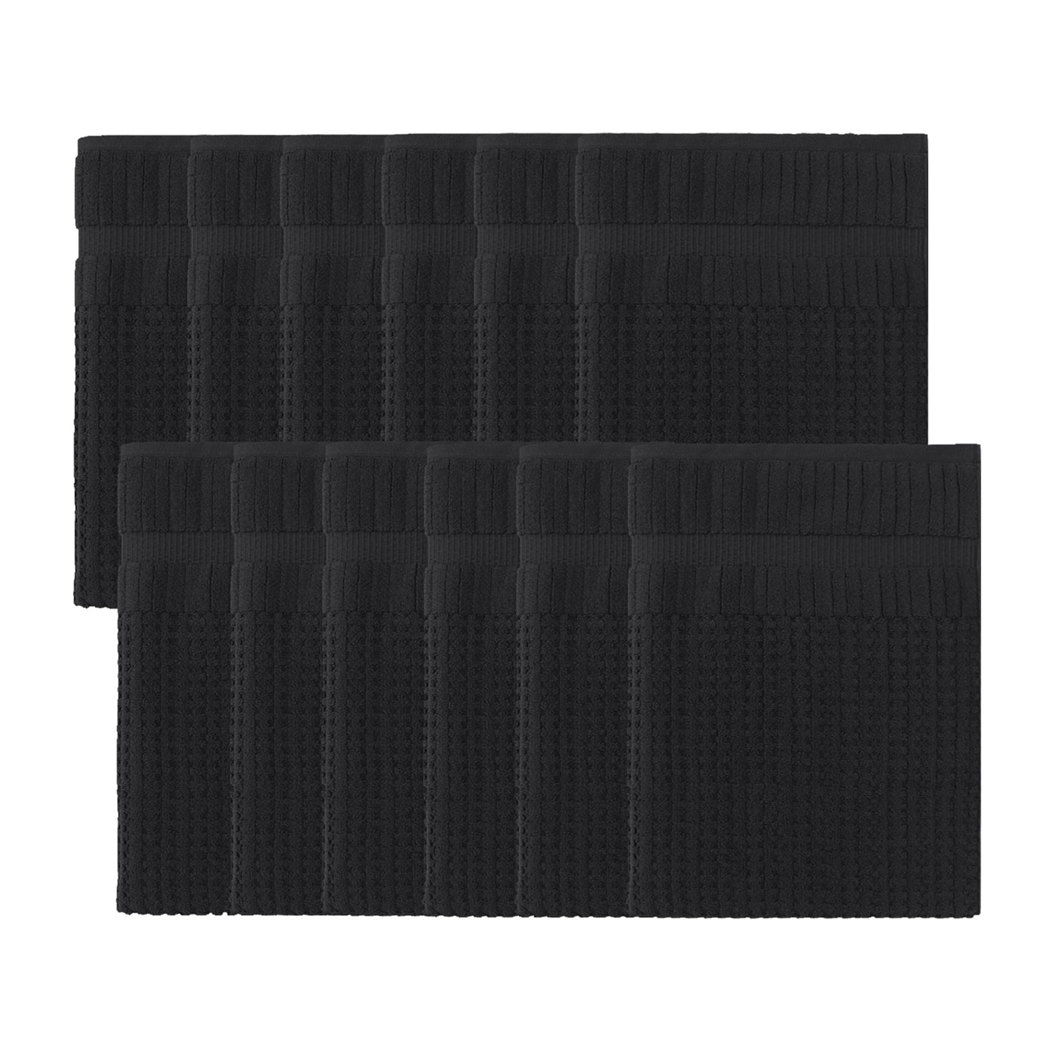 Home Weavers Inc Willow Collection 100% Cotton Zero Twist 12-pc. Quick Dry Bath Towel Set