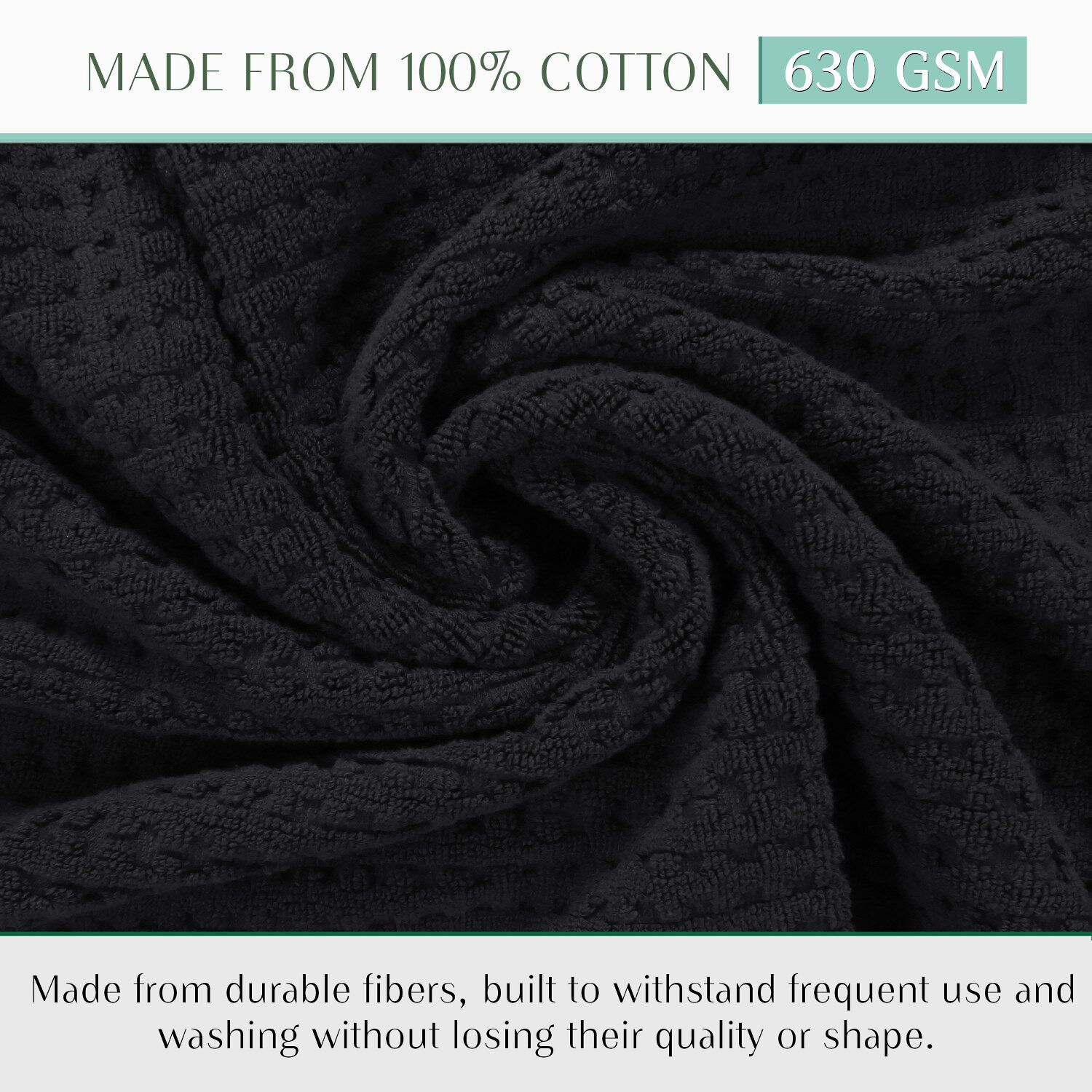 Home Weavers Inc Willow Collection 100% Cotton Zero Twist 12-pc. Quick Dry Bath Towel Set