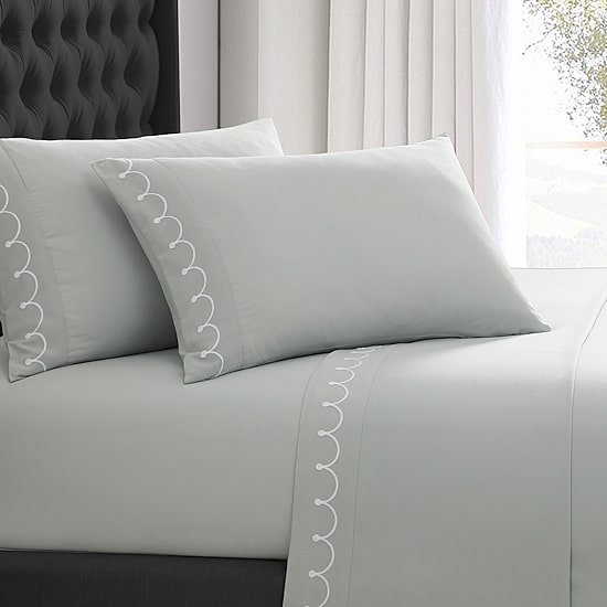 Beatrice Home Fashions Elle Décor Embroidered Sheet Set