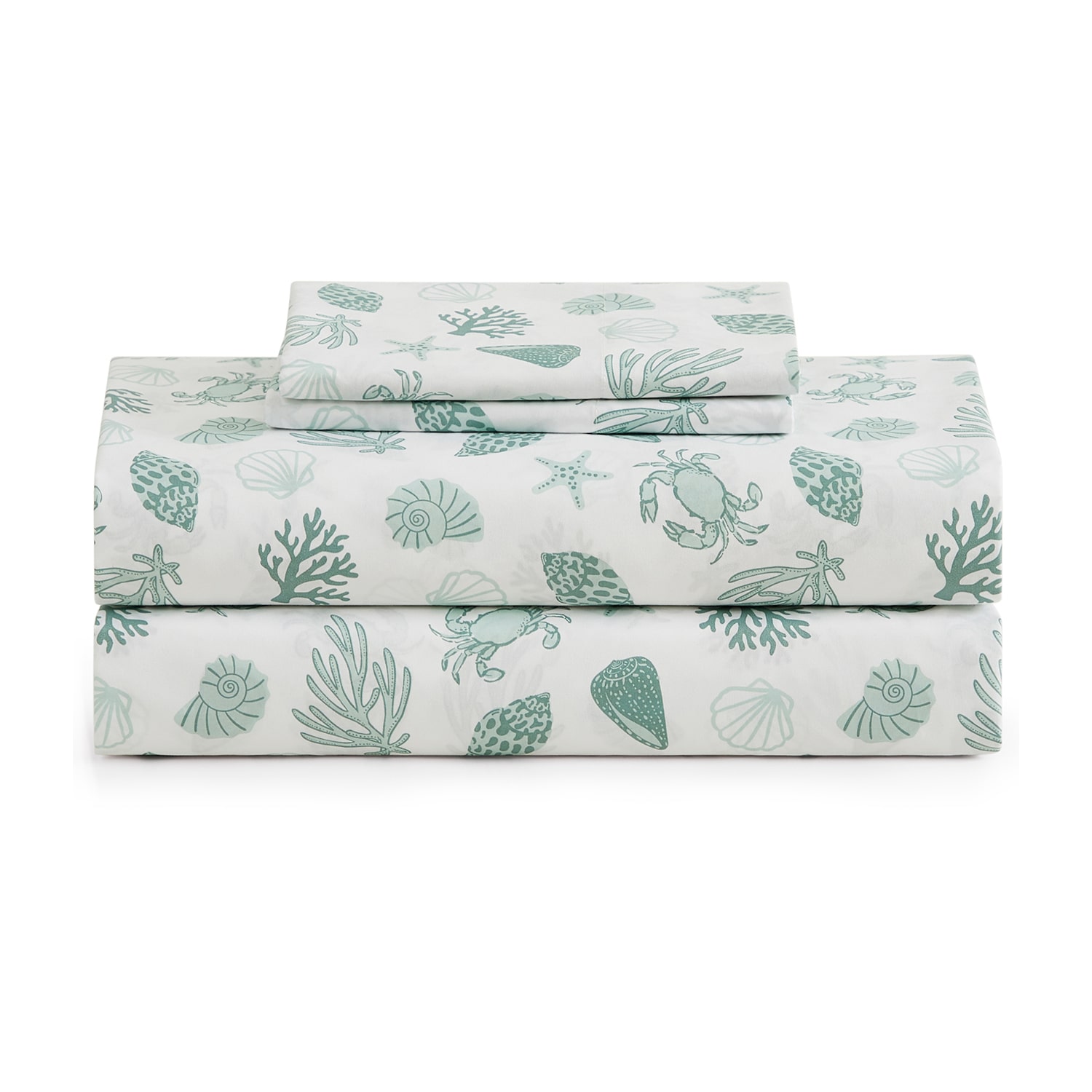 Beatrice Home Fashions Caribbean Joe Coastal 4pc Sheet Set