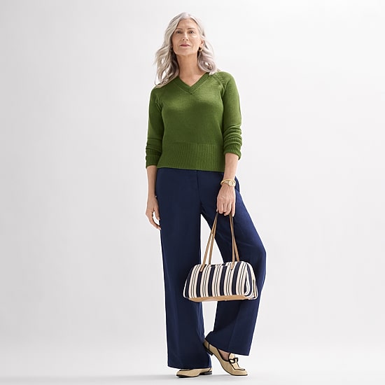 Liz Claiborne Mallory East/West Satchel