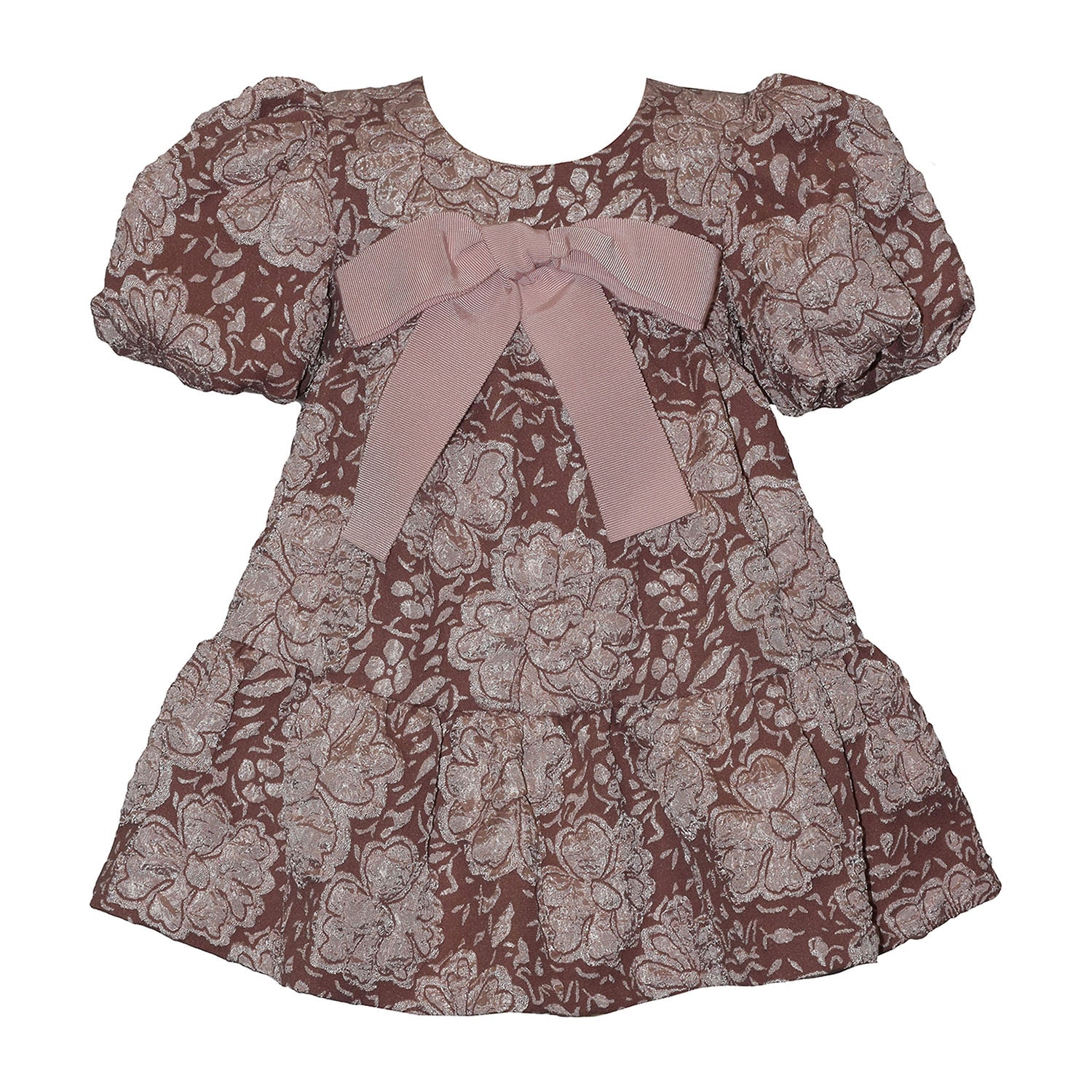 Bonnie Jean Baby Girls Short Sleeve Balloon A-Line Dress