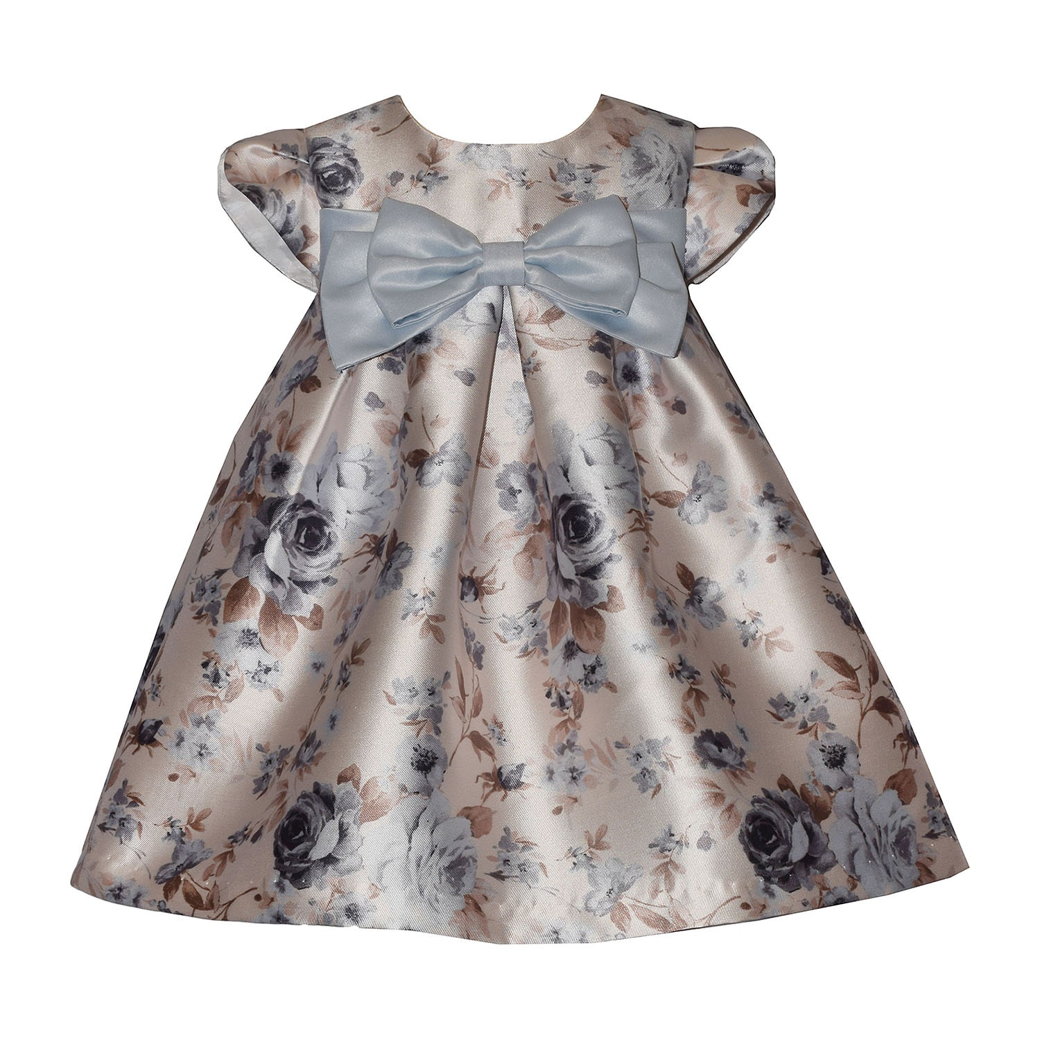 Bonnie Jean Baby Girls Short Sleeve Cap A-Line Dress
