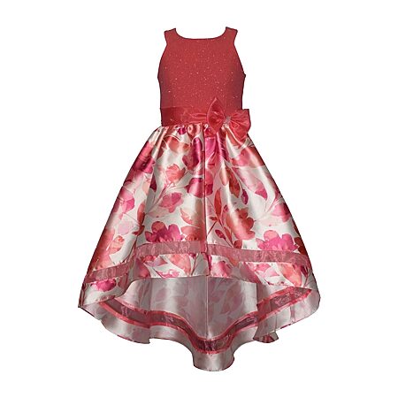 bonnie jean fit and flare dress Bonnie Jean Little Girls' Long-Sleeve Santa Swirley-Foiled Fit-And-Flare  Dress, Size 5 - Red (1 each) Delivery or Pickup Near Me