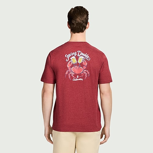 Izod Mens Short Sleeve Classic Fit Graphic T-shirt In Red