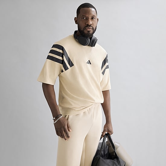 adidas Mens Crew Neck Short Sleeve Active T-Shirt