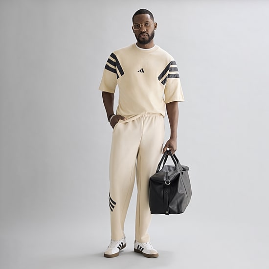 adidas 3 Stripe Woven Mens Tapered Regular Fit Track Pant