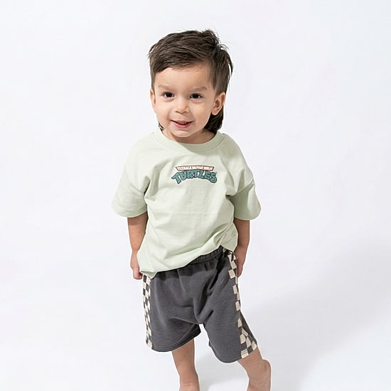 Grayson Little Toddler Boys Crew Neck Short Sleeve Regular Fit Teenage Mutant Ninja Turtles Graphic T-Shirt