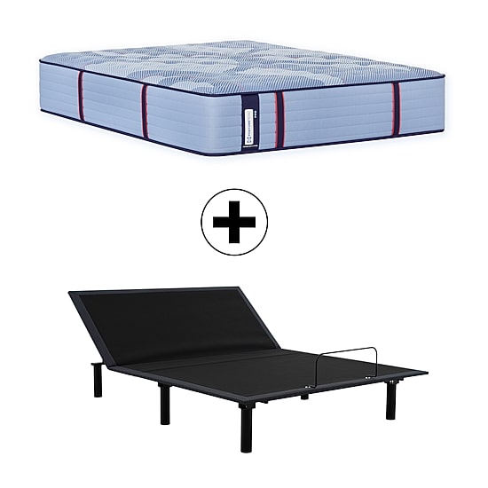 Sealy Posturepedic Gatemore 14" Medium Tight Top - Mattress + Adjustable Base
