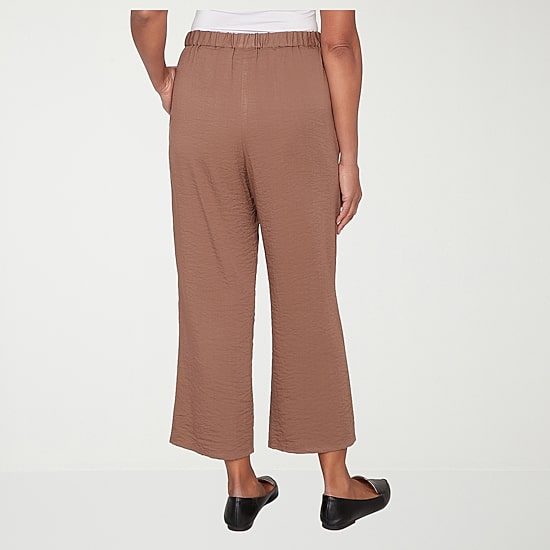 Alfred Dunner Spice Market Womens Straight Ankle Pant
