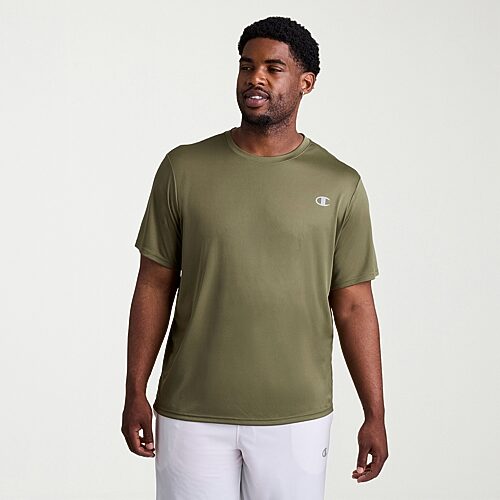 Champion Mens Crew Neck Short Sleeve Big and Tall T-Shirt, 4x-large, Green