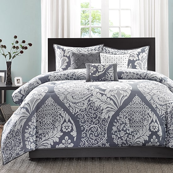 Madison Park Marcella Contemporary 7-pc. Cotton Printed Comforter Set