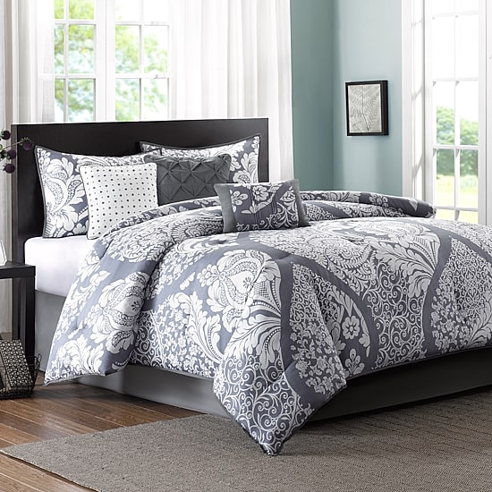 Madison Park Marcella Contemporary 7-pc. Cotton Printed Comforter Set