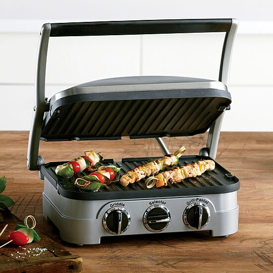 Cuisinart® Griddler + Removable Dishwasher-Safe Plates