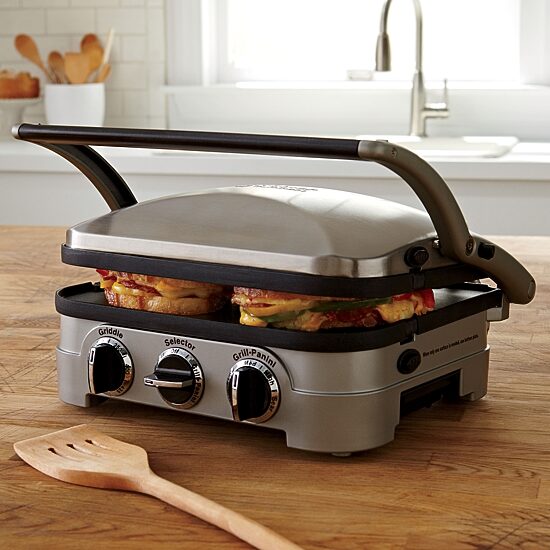 Cuisinart® Griddler + Removable Dishwasher-Safe Plates