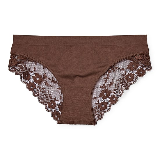 Ambrielle Seamless Lace Cheeky Panty